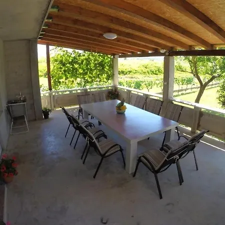 House In With Sea View, Terrace, Air Conditioning, Wi-fi * Ljubač