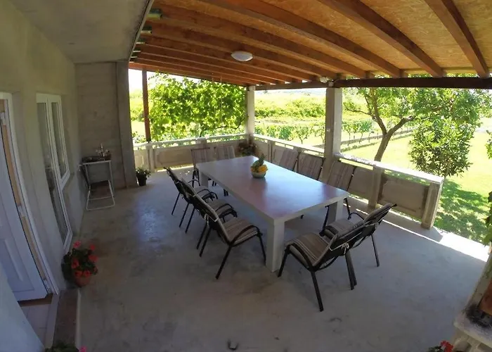 House In With Sea View, Terrace, Air Conditioning, Wi-fi * Ljubač